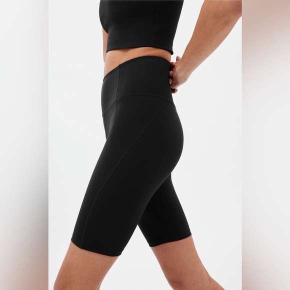 Girlfriend Collective Black High-Rise Bike Short S - Picture 1 of 12